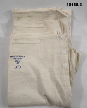 Army uniform winter underwear.