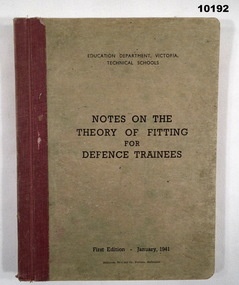 Metal work procedures book.