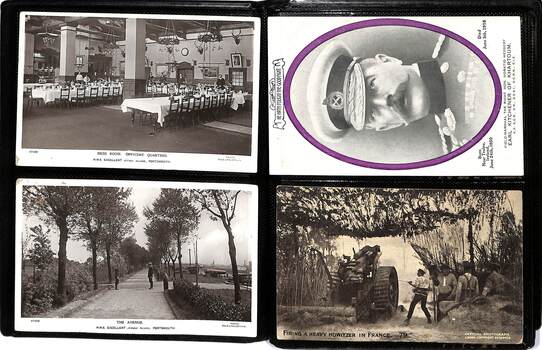 WW1 postcards from album