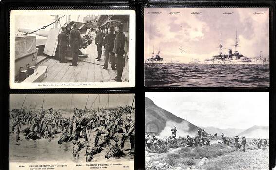 WW1 postcards from album