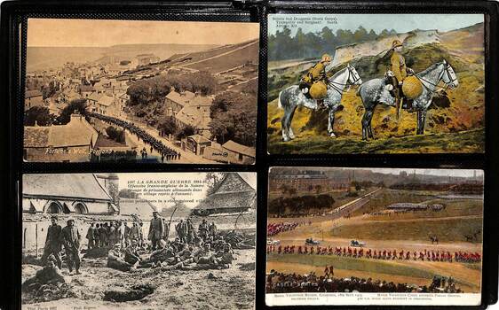 WW1 postcards from album