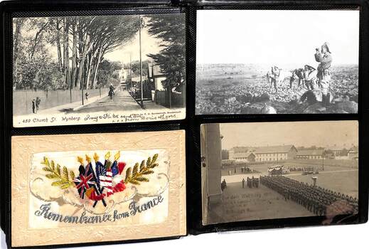 WW1 postcards from album