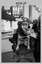 Dog Sitting on Chair with WO2’s Cap, Lithographic Squadron, Army Survey Regiment, Bendigo. 1990.