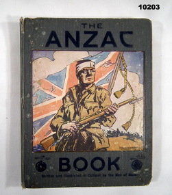 Hardcover book of stories and illustrations from Gallipoli WW1.