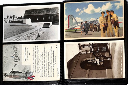 Sample page of postcards from 10109