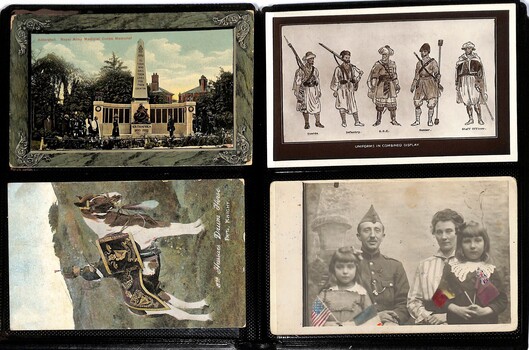 Sample page of postcards from 10109