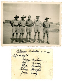 AASC taken in Palestine 1-11-1941                                 
