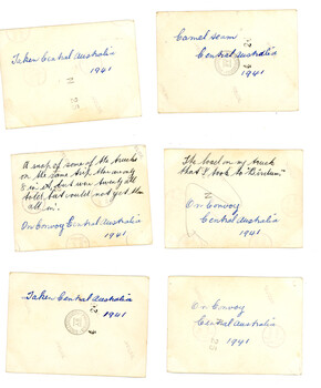 AASC column in Central Australia 1942 rear descriptions