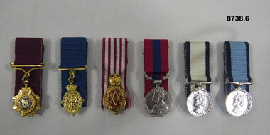 Sets of six (6) Miniature medals.