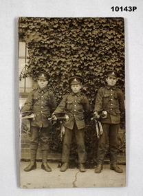 Black and white photo of WW1 Bugle Boys.
