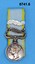 Set of six miniature medals - 