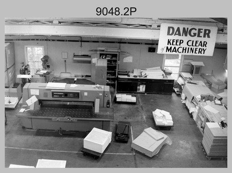 Lithographic Squadron’s Print Room, Army Survey Regiment, Fortuna Villa Bendigo, circa 1985, 