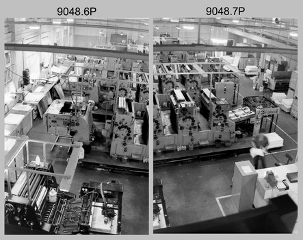 Lithographic Squadron’s Print Room, Army Survey Regiment, Fortuna Villa Bendigo, circa 1985, 