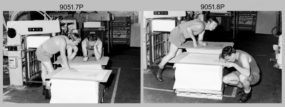 Lithographic Squadron Printing Activities at Army Survey Regiment, Bendigo. c1985.