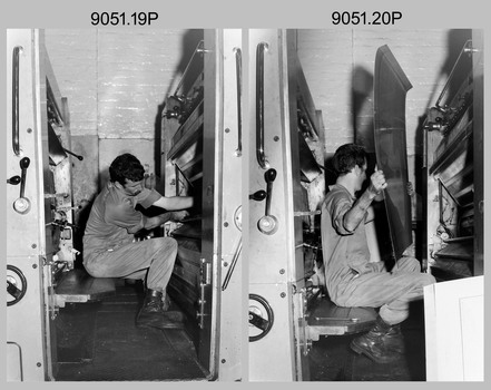 Lithographic Squadron Printing Activities at Army Survey Regiment, Bendigo. c1985.