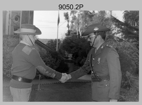 CO’s Parades and Defence Force Service Medal Presentations at the Army Survey Regiment, Fortuna Villa, Bendigo, circa 1994.