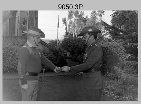 CO’s Parades and Defence Force Service Medal Presentations at the Army Survey Regiment, Fortuna Villa, Bendigo, circa 1994.