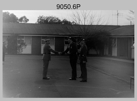 CO’s Parades and Defence Force Service Medal Presentations at the Army Survey Regiment, Fortuna Villa, Bendigo, circa 1994.