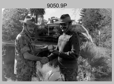 CO’s Parades and Defence Force Service Medal Presentations at the Army Survey Regiment, Fortuna Villa, Bendigo, circa 1994.