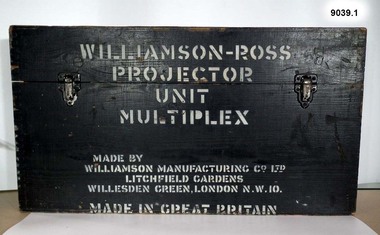 Multiplex Unit Projector inside wooden box