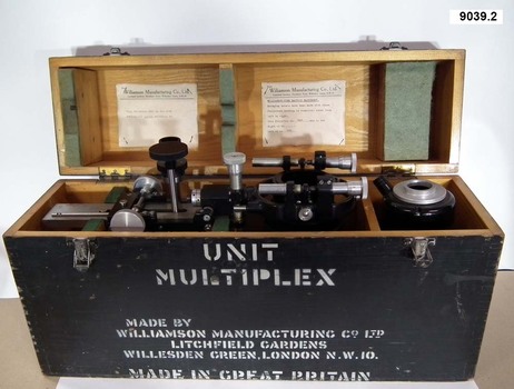 Multiplex Unit Projector inside wooden box
