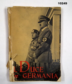 Visit of Mussolini to Germany.