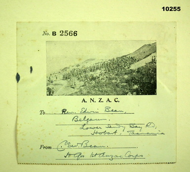 Inside the front cover is a small photo labelled B2566.