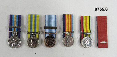 Sets of six (6) Miniature Medals.