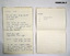 Pages from hand written training notes