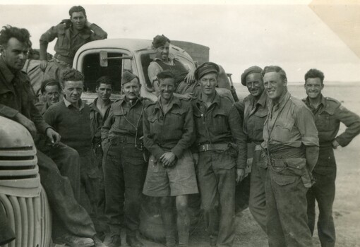 RAAF 462 Squadron groundcrew, possibly prior to move to new field
