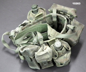 Basic camouflage webbing kit.