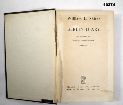 Book - Memoir of Berlin WW2.