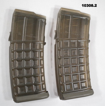 Two ammunition magazine for Steyr Rifles.