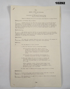 Document - SPECIAL ROUTINE ORDER, 1964