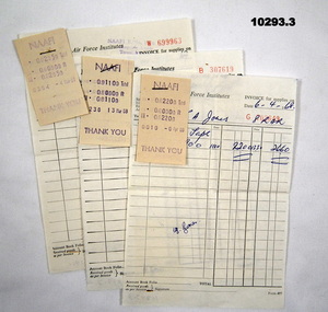Financial record - RECEIPTS, INVOICES