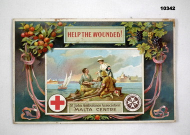 WW1 Postcard in colour, from Egypt.