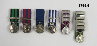 Sets of six (6) Miniature Medals.