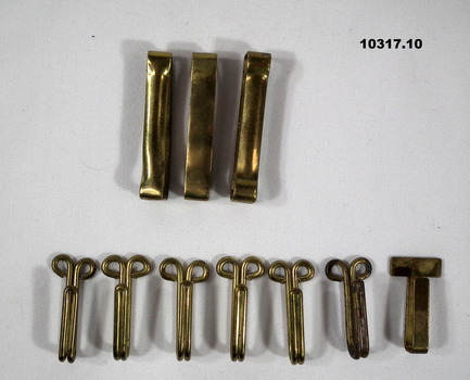 Army uniform - assorted belt keepers.