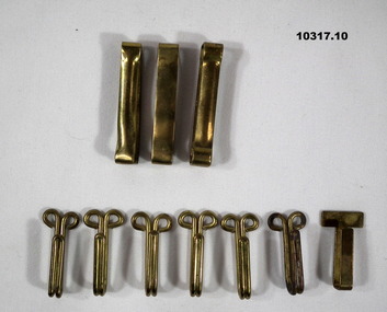 Army uniform - assorted belt keepers.