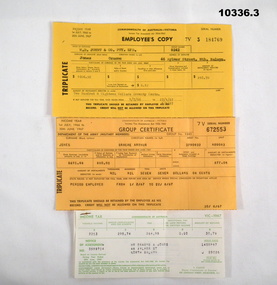 Financial record - TAXATION RETURN 1966 - 1967