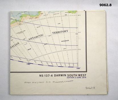 Extract of Chart " RAAF AIR STAFF PLANNING - NS137-4 DARWIN SOUTH WEST "