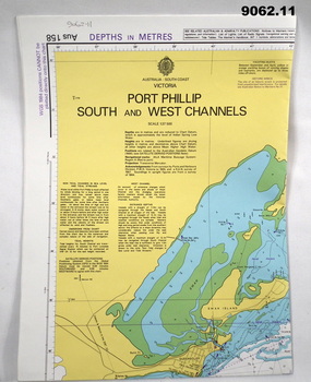 Extract of Naval Chart " PORT PHILLIP SOUTH and WEST CHANNELS "
