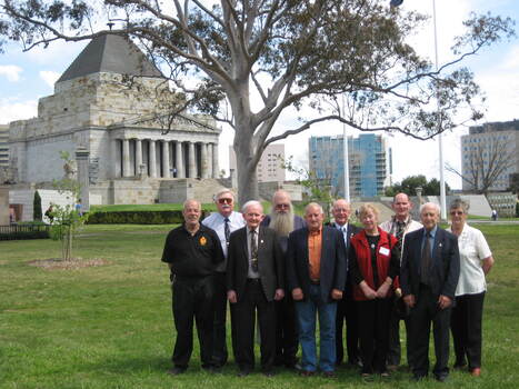 SMIMM volunteers at the Shrine re Opening of Camera on the Somme.