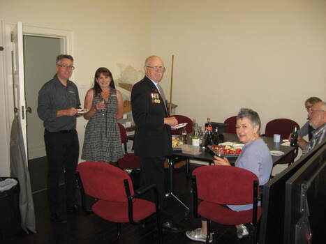 SMIMM volunteers relax after re opening.