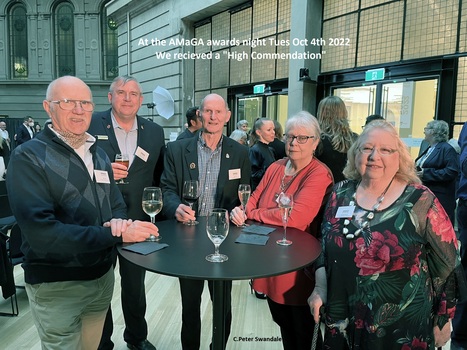 SMIMM volunteers at the AMaGA , Vic collections in 2022.
