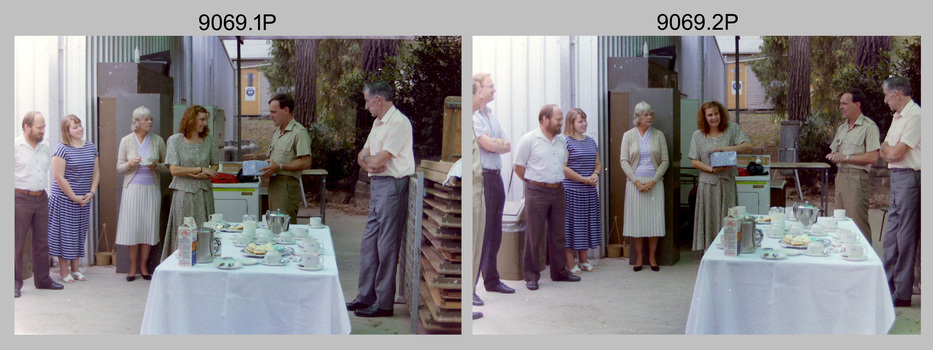 Army Survey Regiment Civilian Staff Farewell and views of Fortuna Villa, Bendigo. 1991.