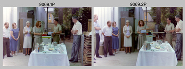 Army Survey Regiment Civilian Staff Farewell and views of Fortuna Villa, Bendigo. 1991.