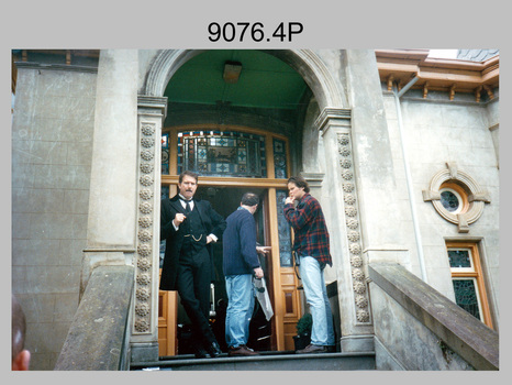 Filming of scenes for the Man from Snowy River Television Series at Fortuna Villa, Bendigo. 1995.
