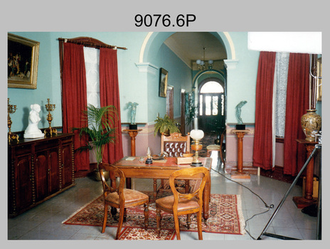 Filming of scenes for the Man from Snowy River Television Series at Fortuna Villa, Bendigo. 1995.
