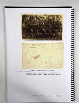 Book of scanned WW1 histories - Hindley Brothers 1918.